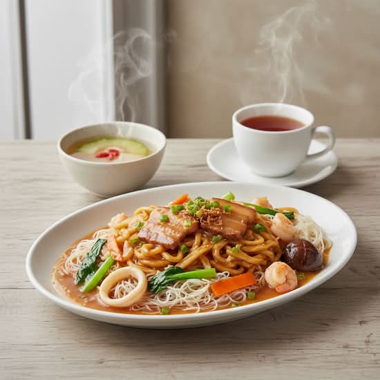 100. Fook Kin Style Fried Two Kinds of Vermicelli 福建炒雙米